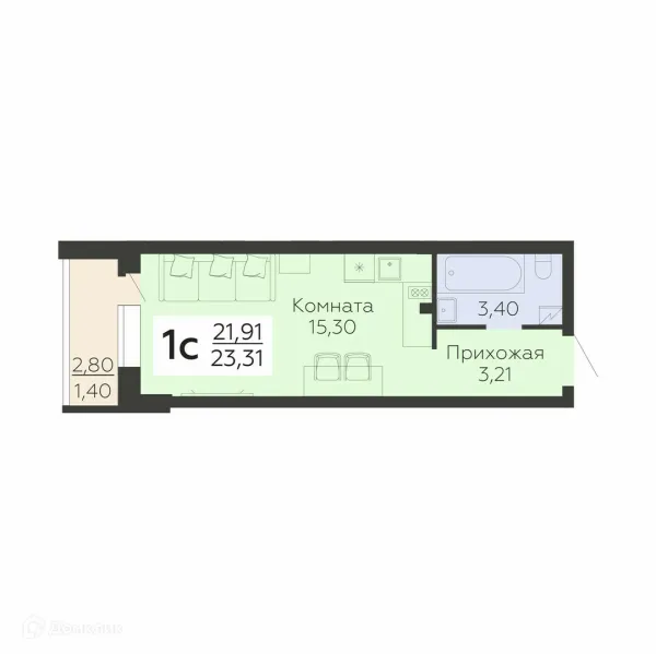Квартира в ЖК "Молодежный"