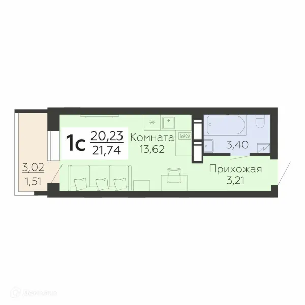 Квартира в ЖК "Молодежный"