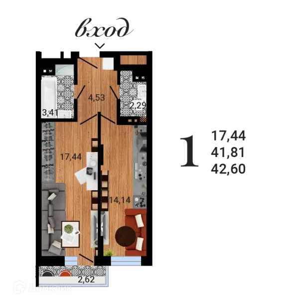 Квартира в ЖК Навигатор