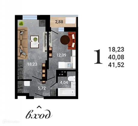 Квартира в ЖК Навигатор