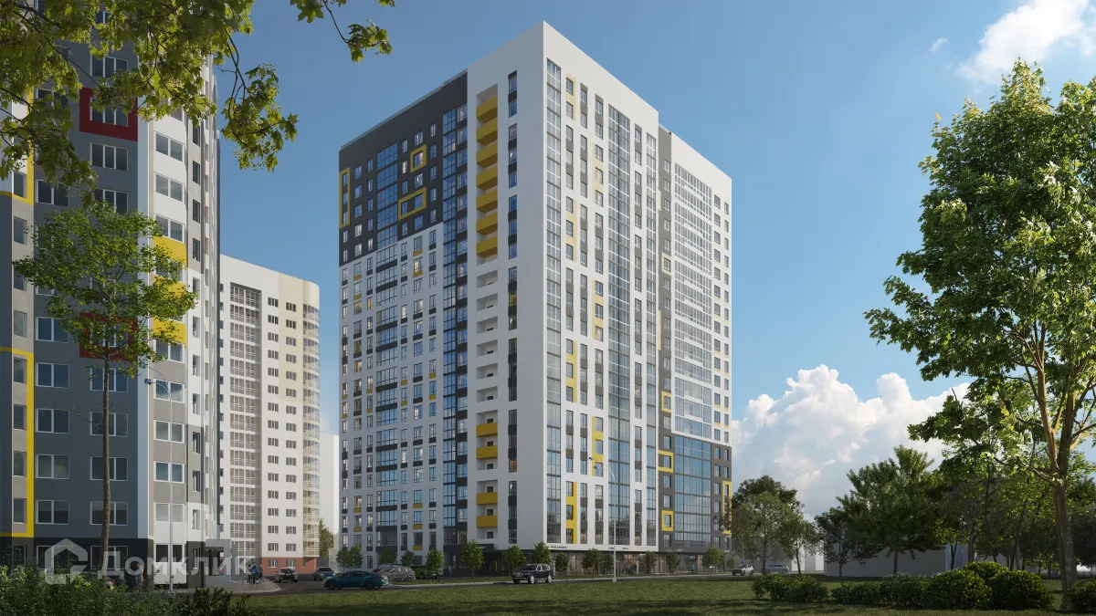 Планировка 4-комнатной квартиры 77 м² в ЖК Лето, г. Воронеж — фото 5