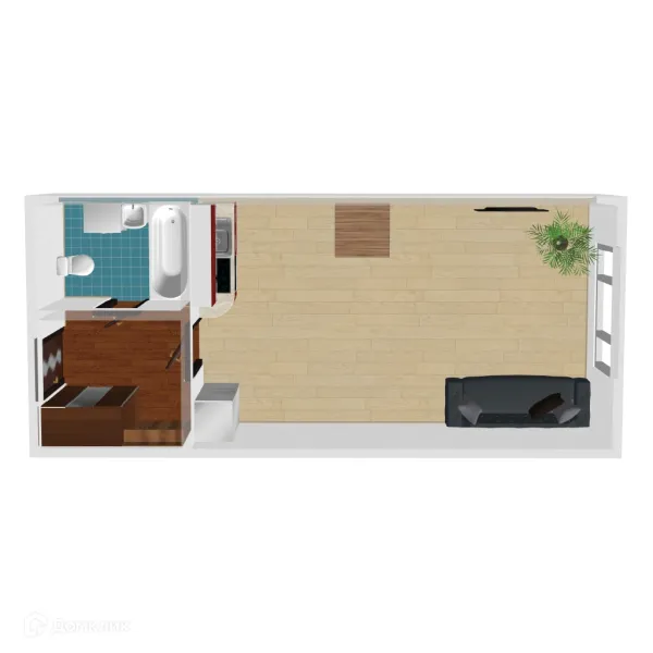 Планировка Студия в ЖК Победа поз. 3