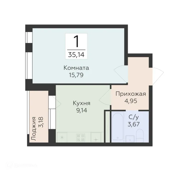 Квартира в ЖК "Квартал-45"