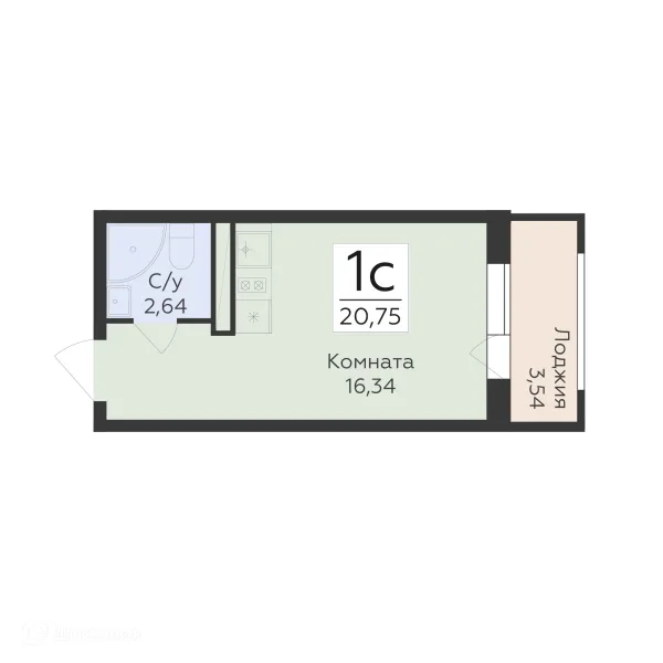 Квартира в ЖК "Квартал-45"