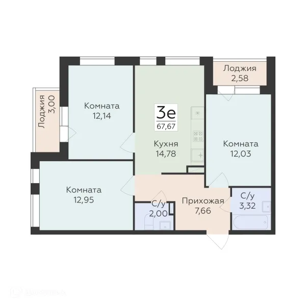 Квартира в ЖК "Квартал-45"