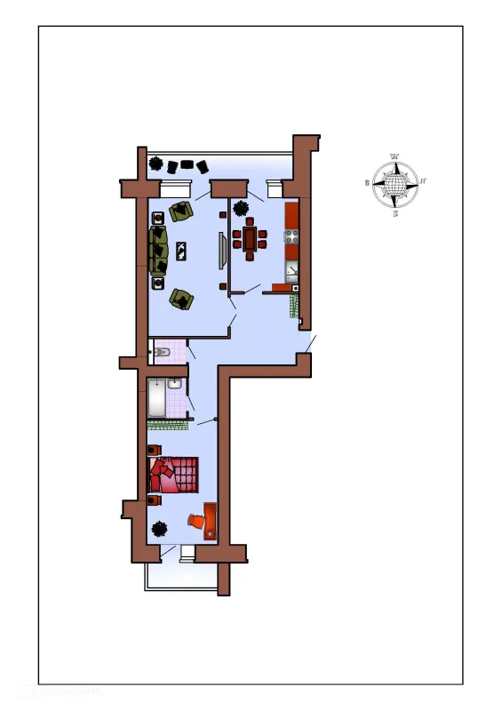 Квартира в ЖК Зеленая долина