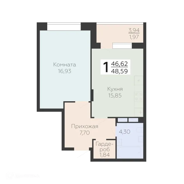 Квартира в ЖК Зарядье