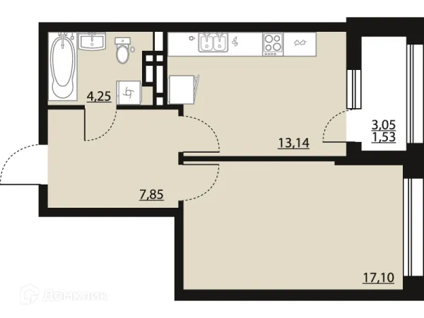 Квартира в ЖК "Бунин"