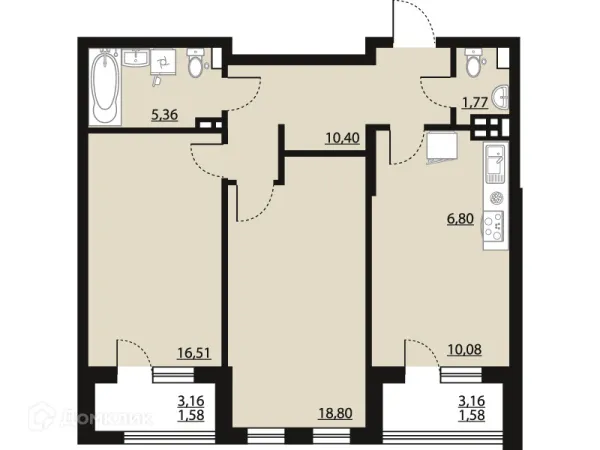 Квартира в ЖК "Бунин"