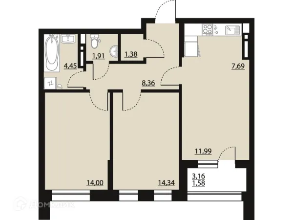 Квартира в ЖК "Бунин"