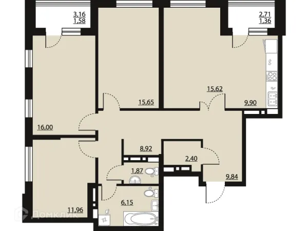 Квартира в ЖК "Бунин"