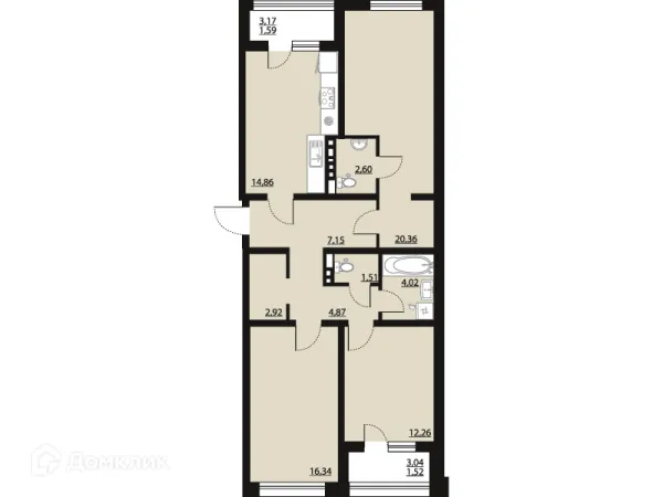 Квартира в ЖК "Бунин"