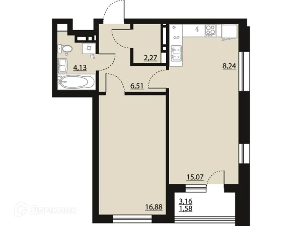 Квартира в ЖК "Бунин"