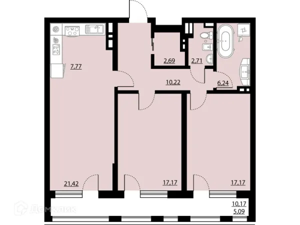 Квартира в ЖК "Бунин"