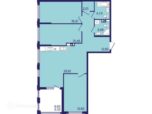 Квартира в ЖК Городские Сады