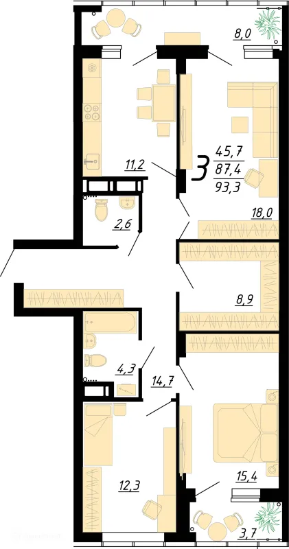 Квартира в ЖК "Европейский"