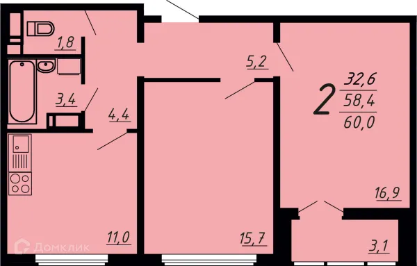 Квартира в ЖК Яблоневые сады