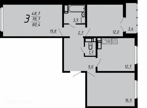 Квартира в ЖК Яблоневые сады
