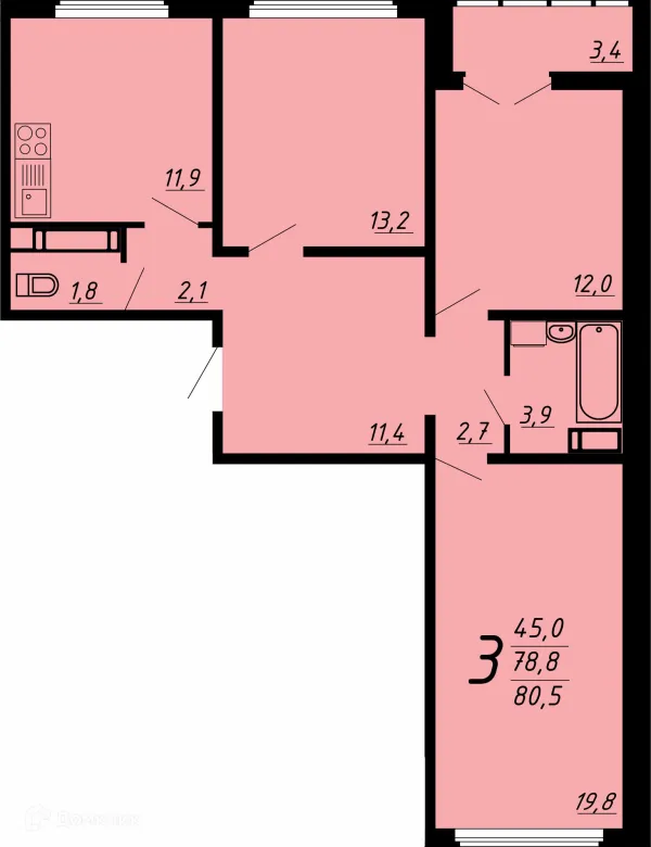 Квартира в ЖК Яблоневые сады