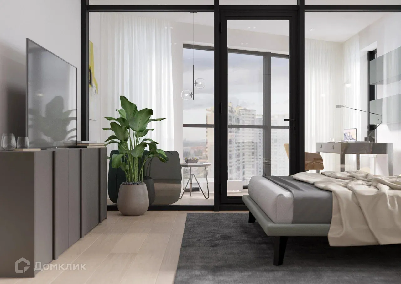 Планировка 3-комнатной квартиры 78.17 м² в ЖК Z-town (Зет-таун), г. Воронеж — фото 5