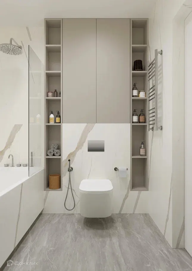 Планировка 3-комнатной квартиры 78.17 м² в ЖК Z-town (Зет-таун), г. Воронеж — фото 7