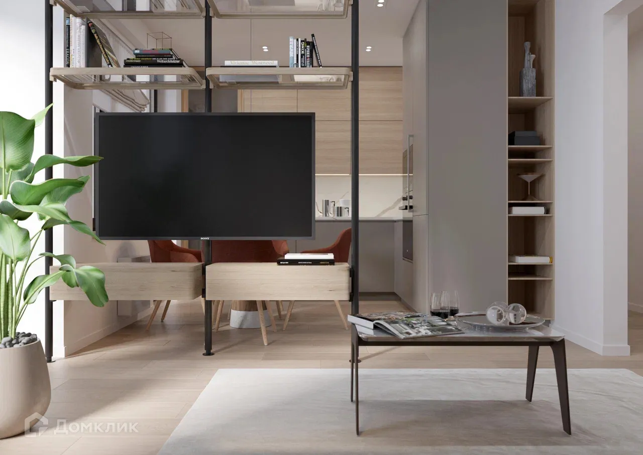 Планировка 3-комнатной квартиры 78.17 м² в ЖК Z-town (Зет-таун), г. Воронеж — фото 8