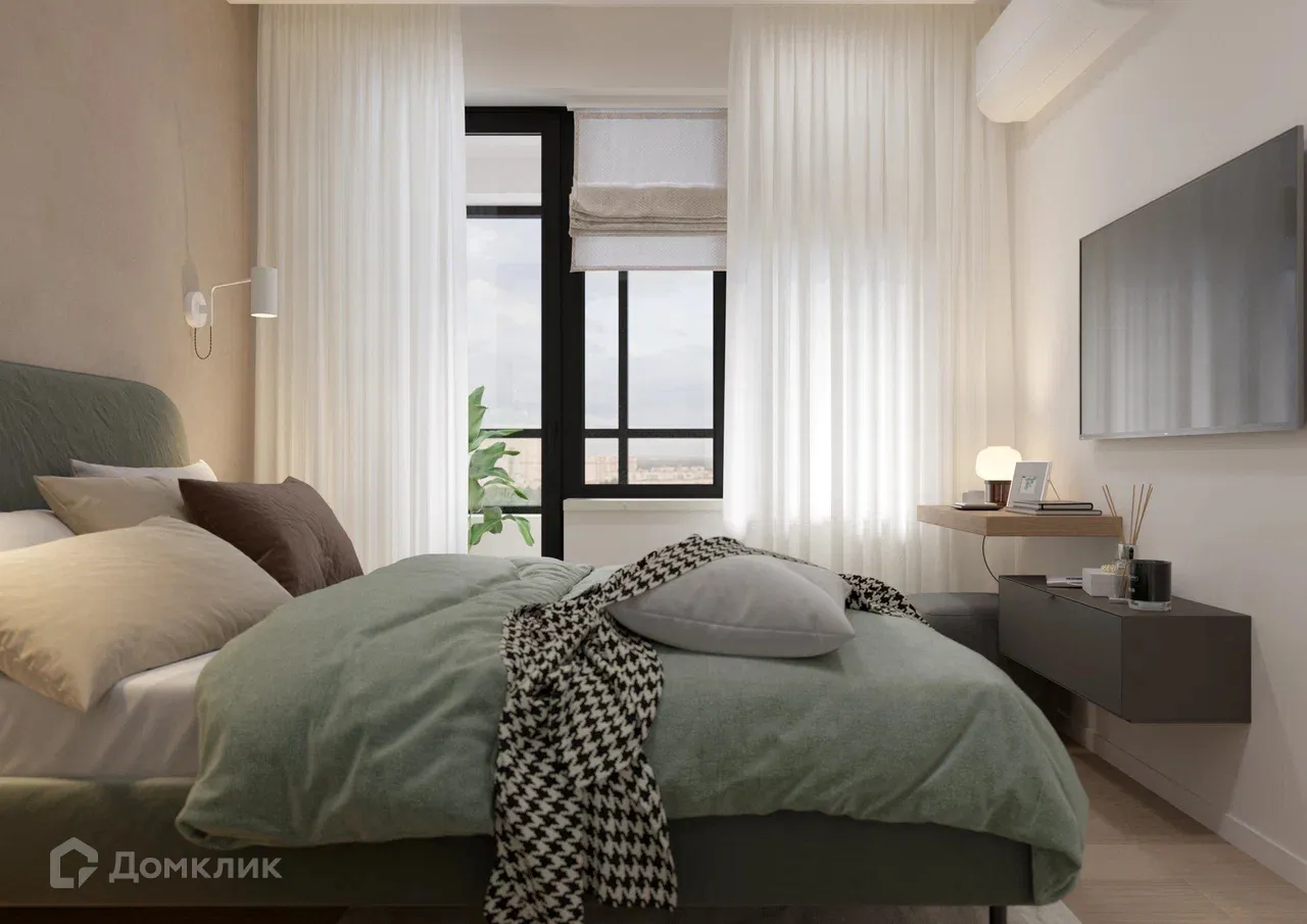 Планировка 2-комнатной квартиры 54.93 м² в ЖК Z-town (Зет-таун), г. Воронеж — фото 3