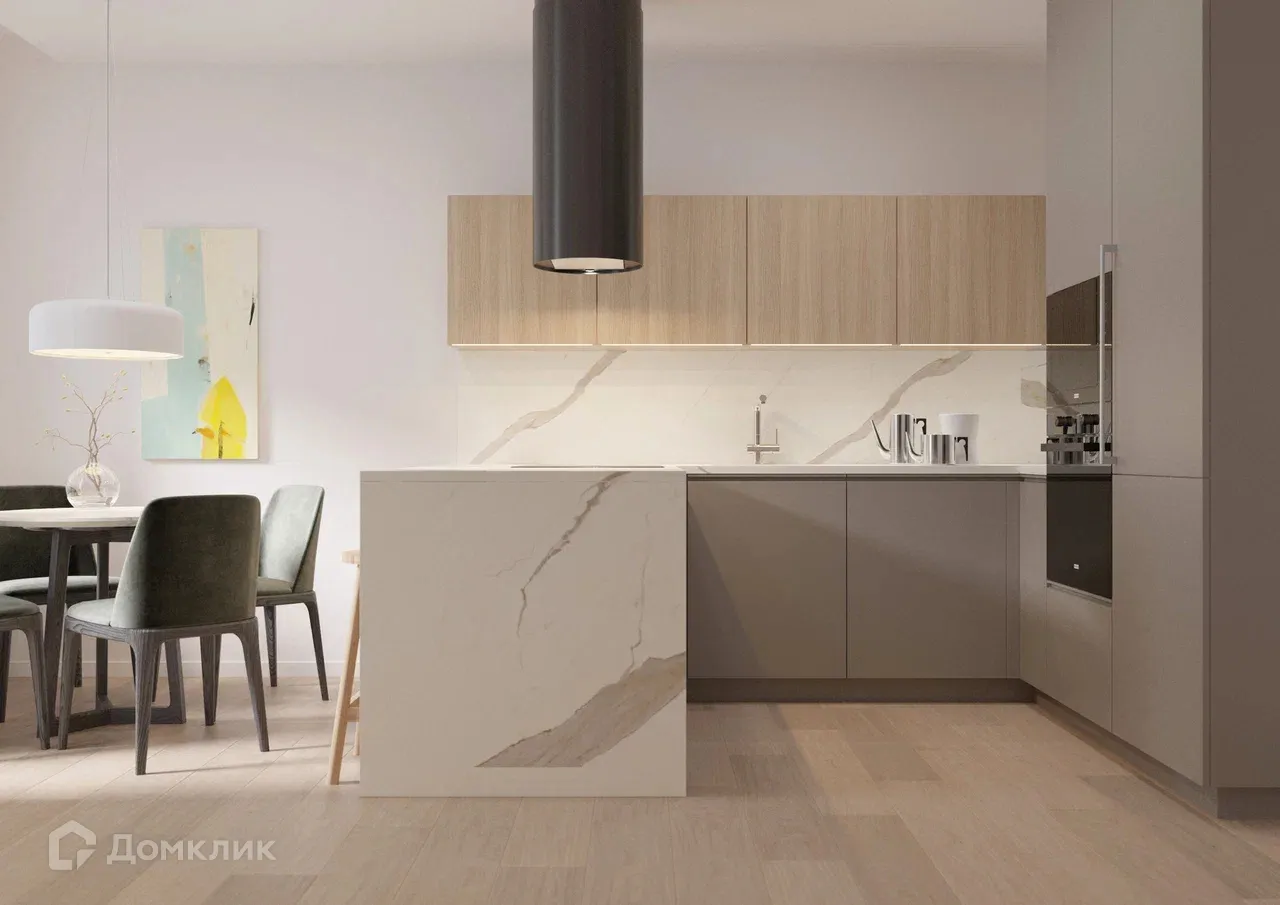 Планировка 2-комнатной квартиры 54.93 м² в ЖК Z-town (Зет-таун), г. Воронеж — фото 4