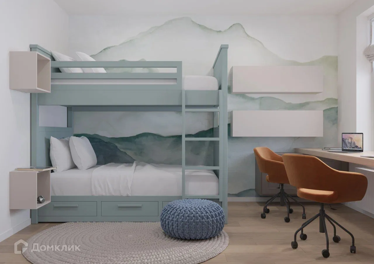 Планировка 3-комнатной квартиры 85.34 м² в ЖК Z-town (Зет-таун), г. Воронеж — фото 5