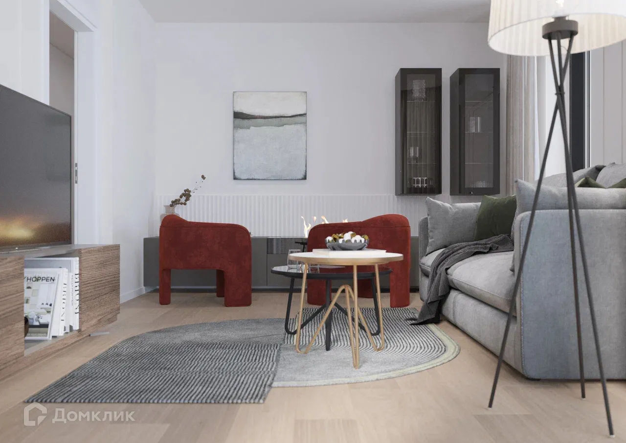 Планировка 3-комнатной квартиры 85.78 м² в ЖК Z-town (Зет-таун), г. Воронеж — фото 7