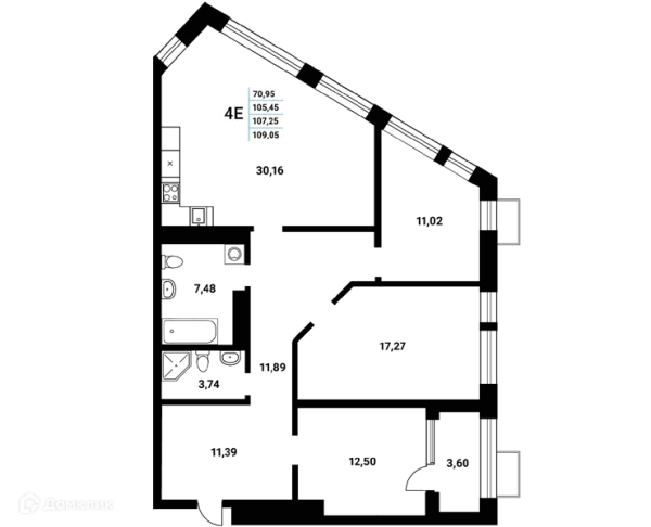 Квартира в ЖК Z-town (Зет-таун)