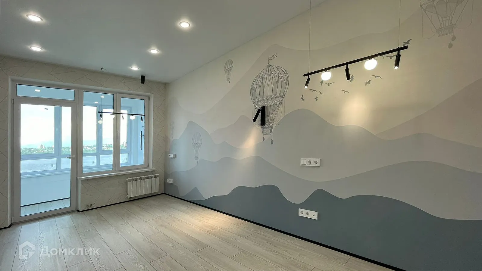 Планировка 2-комнатной квартиры 62.31 м² в ЖК Z-town (Зет-таун), г. Воронеж — фото 3