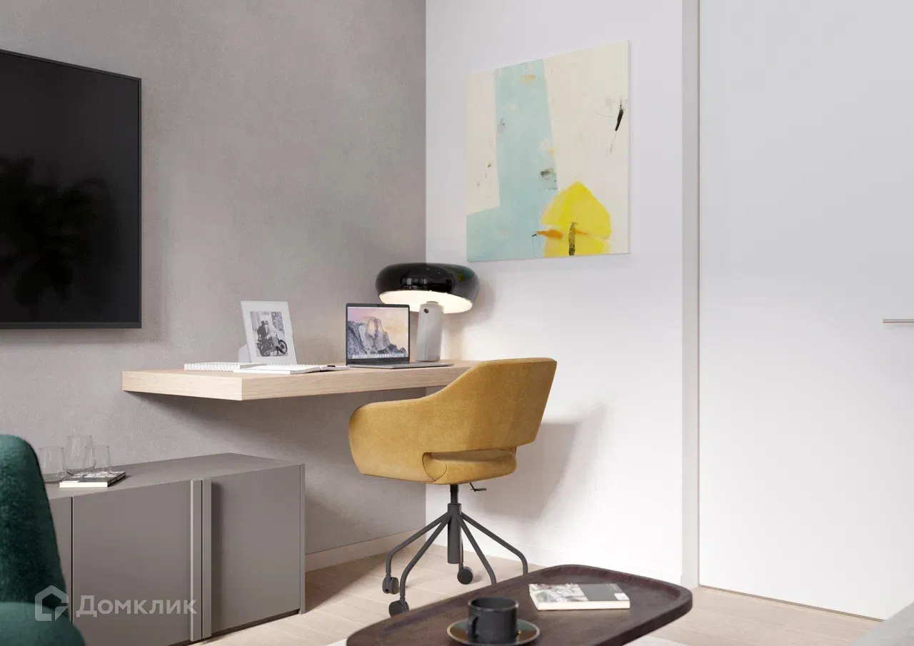 Планировка 2-комнатной квартиры 55.57 м² в ЖК Z-town (Зет-таун), г. Воронеж — фото 7