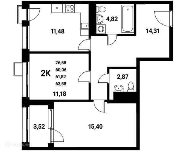 Квартира в ЖК Z-town (Зет-таун)