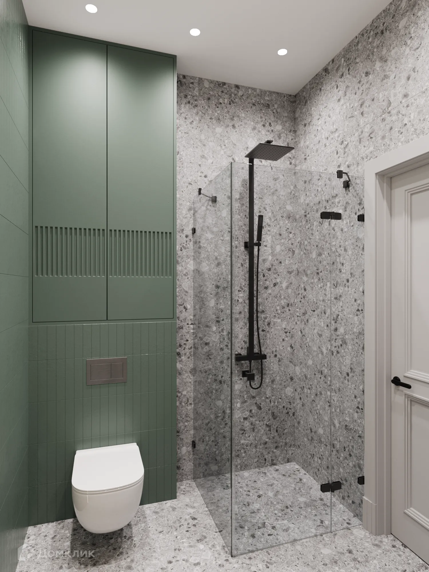 Планировка 1-комнатной квартиры 41.22 м² в ЖК Z-town (Зет-таун), г. Воронеж — фото 4