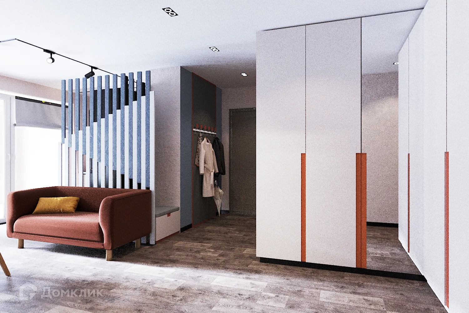 Планировка 3-комнатной квартиры 85.92 м² в ЖК Z-town (Зет-таун), г. Воронеж — фото 4