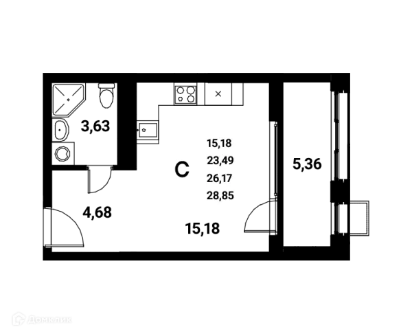 Квартира в ЖК Z-town (Зет-таун)