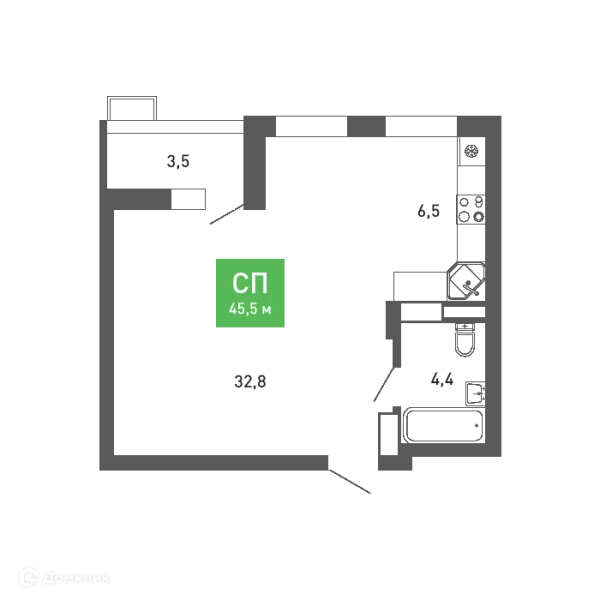 Квартира в ЖК Ключи-клаб