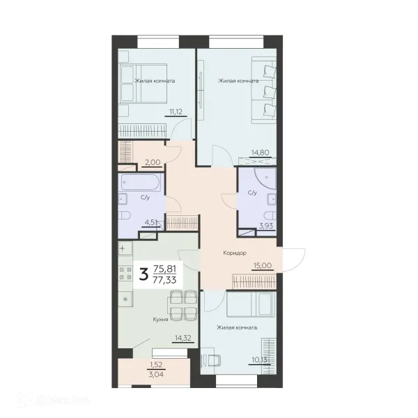 Квартира в ЖК Заря