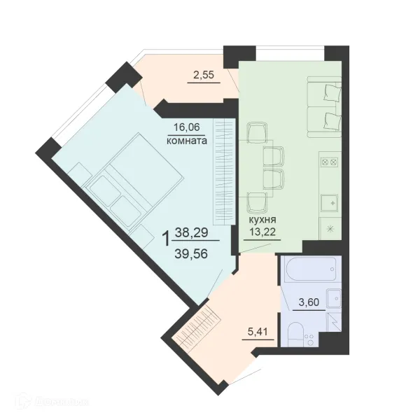 Квартира в ЖК ЖД Чехов