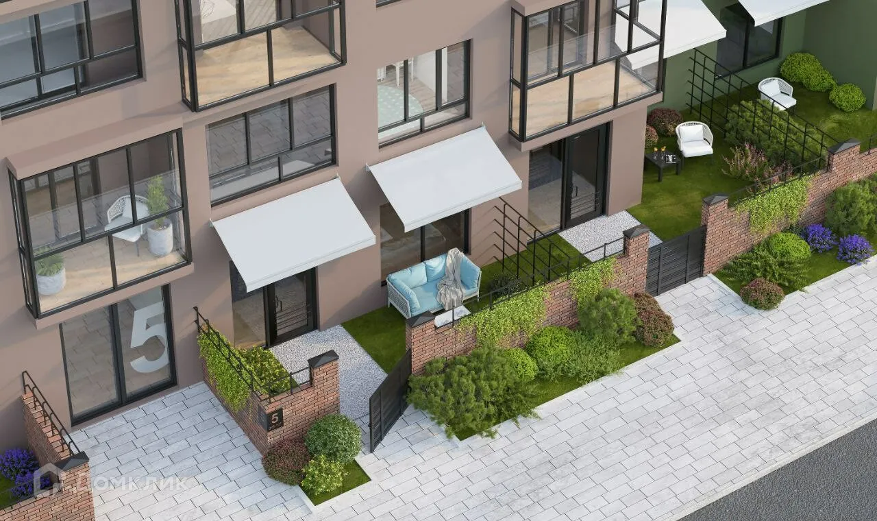 Планировка 2-комнатной квартиры 77.7 м² в ЖК Джаз, г. Воронеж — фото 6