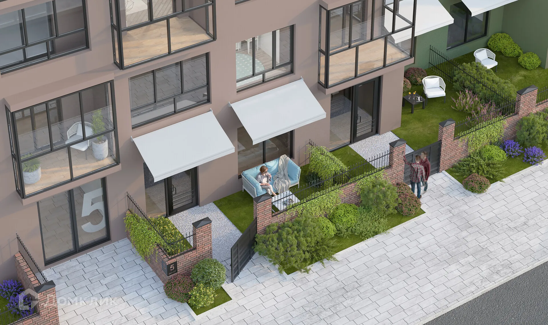 Планировка 2-комнатной квартиры 58.7 м² в ЖК Джаз, г. Воронеж — фото 69