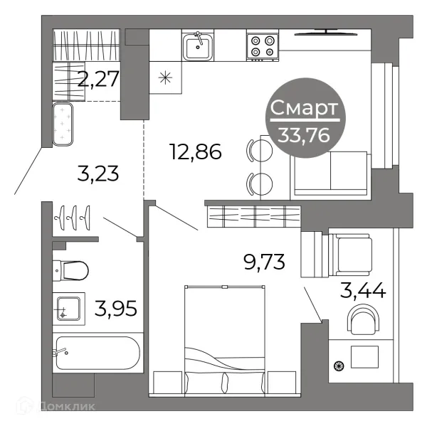 Квартира в ЖК Галилей