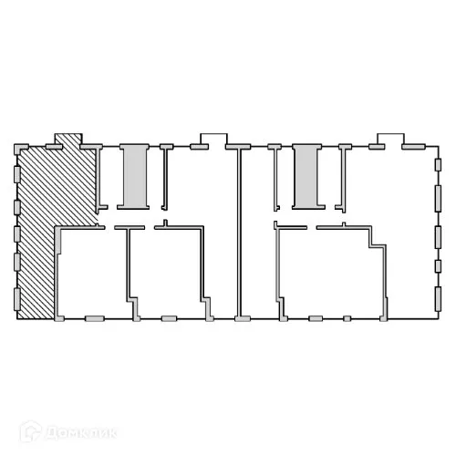 Планировка 2-комнатной квартиры 87.72 м² в ЖК Клубный дом "905", г. Улан-Удэ — фото 6