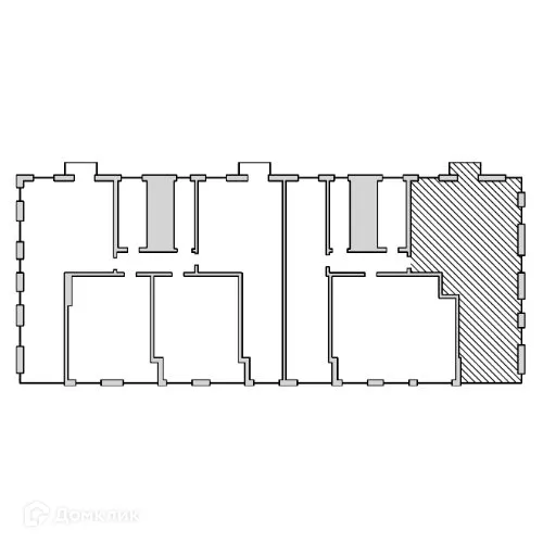 Планировка 4-комнатной квартиры 113.6 м² в ЖК Клубный дом "905", г. Улан-Удэ — фото 6