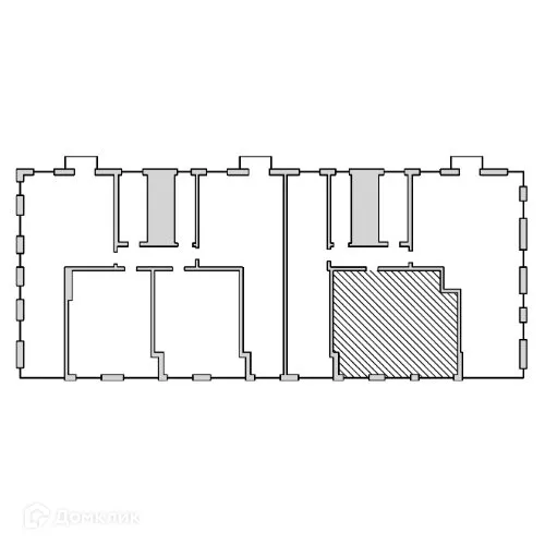 Планировка 2-комнатной квартиры 82.34 м² в ЖК Клубный дом "905", г. Улан-Удэ — фото 6