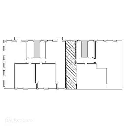 Планировка 2-комнатной квартиры 53.54 м² в ЖК Клубный дом "905", г. Улан-Удэ — фото 6
