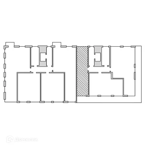 Планировка 2-комнатной квартиры 53.69 м² в ЖК Клубный дом "905", г. Улан-Удэ — фото 6