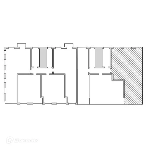 Планировка 3-комнатной квартиры 94.42 м² в ЖК Клубный дом "905", г. Улан-Удэ — фото 6
