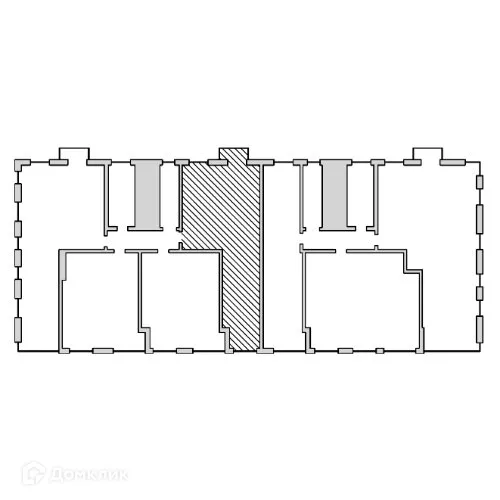 Планировка 3-комнатной квартиры 82.06 м² в ЖК Клубный дом "905", г. Улан-Удэ — фото 6